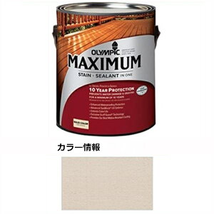 【マラソン対象】PPG社 オリンピック マキシマムステイン ソリッド 半造膜(塗りつぶし)タイプ 『目安耐用年数8年 ウッドデッキ 塗装 濡れ縁 塗料』 シルバーダラー