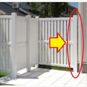 【マラソン対象】タカショー ロイヤルフェンスオプション 127角柱2型 エンド RFHK-B2E #15968000 『樹脂フェンス 柵』