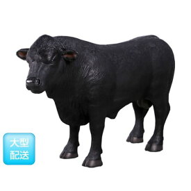 FRP 小型アンガス牛・左向き / Definitive Angus Looking Left fr160069BL 『動物園オブジェ アニマルオブジェ 店舗・ホテル向け』