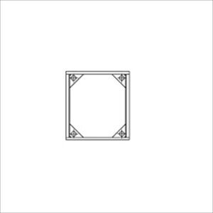 田島メタルワーク 多機能ボックスFUNCTIONBOX FX ステンレス巾木2列用 『集合住宅用宅配ボックス』