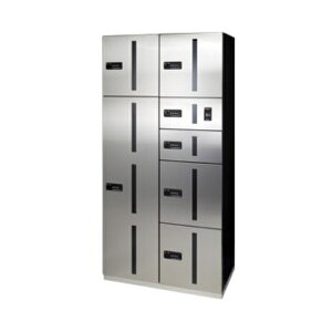 田島メタルワーク マルチボックス MULTIBOX GX-DW ユニット組み合わせセット1 20世帯向/2列7BOX ステンレス 『集合住宅用宅配ボックス マンション用』