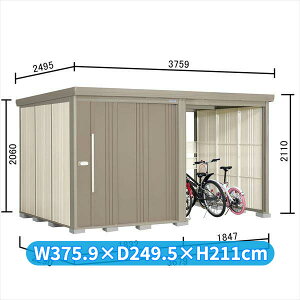 【マラソン対象】タクボ物置 TP/ストックマンプラスアルファ TP-SZ37R22 『物置 屋外 大型 倉庫 小屋 収納庫 diy サイクルポート タイヤ テント 庭 おしゃれ』【追加金額で取付工事可能】 カー