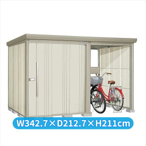 タクボ物置 TP/ストックマンプラスアルファ TP-3319 一般型 『物置 屋外 大型 倉庫 小屋 収納庫 diy サイクルポート タイヤ テント 庭 おしゃれ』【追加金額で取付工事可能】 ムーンホワイト