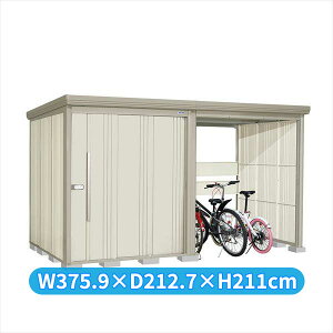 タクボ物置 TP/ストックマンプラスアルファ TP-Z37R19 一般型 『物置 屋外 大型 倉庫 小屋 収納庫 diy サイクルポート タイヤ テント 庭 おしゃれ』【追加金額で取付工事可能】 ムーンホワイト