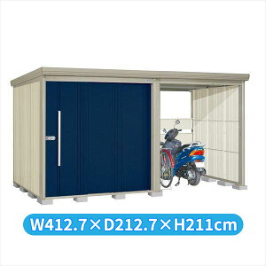 タクボ物置 TP/ストックマンプラスアルファ TP-SZ40R19 多雪型 『物置 屋外 大型 倉庫 小屋 収納庫 diy サイクルポート タイヤ テント 庭 おしゃれ』【追加金額で取付工事可能】 ディープブルー
