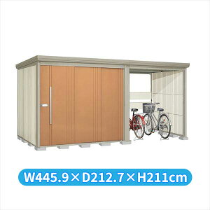 タクボ物置 TP/ストックマンプラスアルファ TP-Z43R19 一般型 『物置 屋外 大型 倉庫 小屋 収納庫 diy サイクルポート タイヤ テント 庭 おしゃれ』【追加金額で取付工事可能】 トロピカルオレ