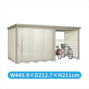 タクボ物置 TP/ストックマンプラスアルファ TP-S43R19 多雪型 『物置 屋外 大型 倉庫 小屋 収納庫 diy サイクルポート タイヤ テント 庭 おしゃれ』【追加金額で取付工事可能】 ムーンホワイト