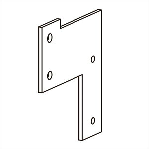 YKKAP アウターシェード 枠付け用選択部品セット 雨戸付引違い窓 半外付/外付 妻戸あり3枚戸袋 2枚仕様 本体用ユニット B1/B7/H2/S1/YW 7AN-GMA-A