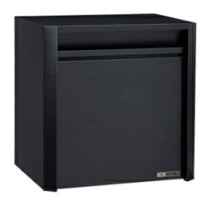 ハッピー金属 ステンレスポスト ファミール662-SB (壁面埋込&ポール取付大型タイプ) 『郵便ポスト』 ステンレススーパーブラック