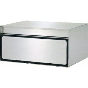 ハッピー金属 ステンレスポスト コパーク 520 (壁面埋込&ポール取付タイプ) 『郵便ポスト』 ステンレスヘアーライン