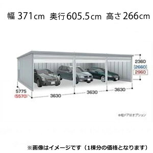 【関東・東海地方限定配送】【送料無料】イナバ物置 GARADIA ガレーディア 連棟用 GRN-3657HL 一般型 標準屋根 1台用 『 車庫 ガレージ 倉庫 シャッター コンテナ カーポート diy キット 自転車 バ