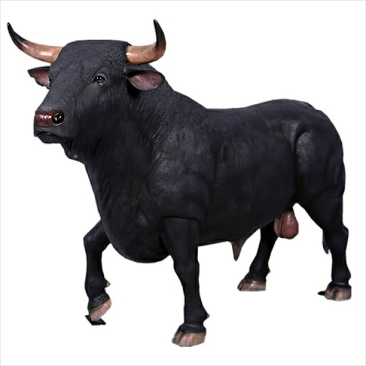 楽天市場】FRP スペインの闘牛 / Black Spanish Bull fr150232 