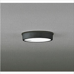 オーデリック 軒下用シーリングダウンライト FLAT PLATE 白熱灯100wクラス 人感センサ付 ON-OFF型 ブラック # OG 254 523 昼白色