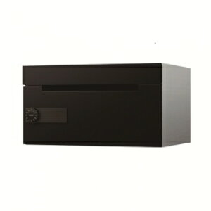 ナスタ 集合住宅用ポスト 前入前出タイプ KS-MB508S-L-BK (1戸用・受注生産品) 屋内用 『郵便ポスト』 ブラック