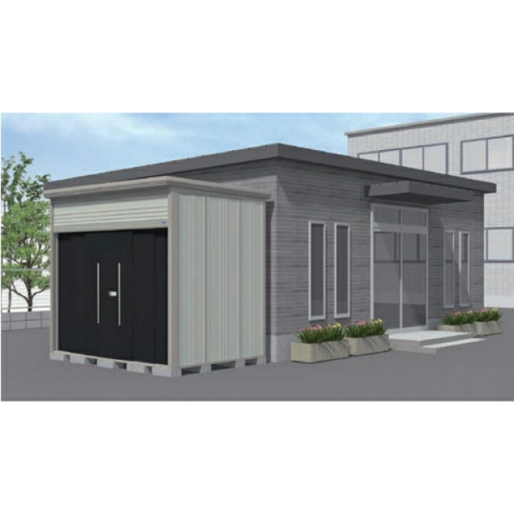 タクボ物置 JNA／トールマン　ブライト JNA-S5022B 標準屋根 標準棚 多雪型  『 物置 屋外 大型 倉庫 小屋 収納庫 物置き diy キット 大容量 吊り戸 鍵つき タイヤ 庭 おしゃれ 』 カーボンブラウン
