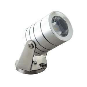 オンリーワン プリモ スポットライト 壁面用 3W 1個 MY1-3482 『エクステリアライト 屋外照明』 シルバー