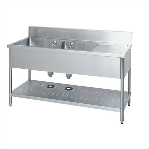 日野興業 プロシンクevo 2槽式水切付 『ガーデン 流し台』