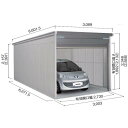 ヨドコウ ヨドガレージ ラヴィージュ3 VGC-3062 基本棟 一般型 標準高タイプ『 車庫 ガレージ ラヴィージュIII 大型 …
