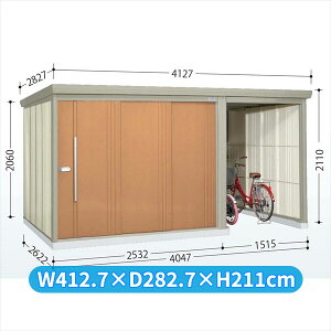 【マラソン対象】タクボ物置 TP/ストックマンプラスアルファ TP-S4026 『物置 屋外 大型 倉庫 小屋 収納庫 diy サイクルポート タイヤ テント 庭 おしゃれ』【追加金額で取付工事可能】 トロピ