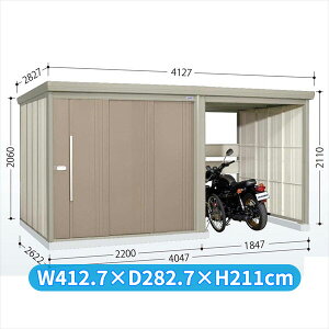 【マラソン対象】タクボ物置 TP/ストックマンプラスアルファ TP-SZ40R26 『物置 屋外 大型 倉庫 小屋 収納庫 diy サイクルポート タイヤ テント 庭 おしゃれ』【追加金額で取付工事可能】 カー