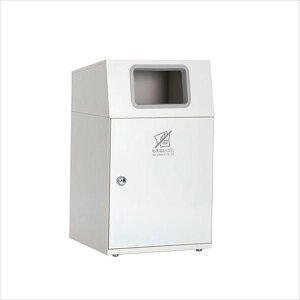 テラモト スチール製屑入(屋外用) ニートLG 大容量タイプ 角穴 もえないゴミ用 『ゴミ箱』 DS-166-912-7『 ゴミ箱 ゴミ入れ 屋外 ダストボックス くず入れ 可燃 不燃 びん かん ペットボトル