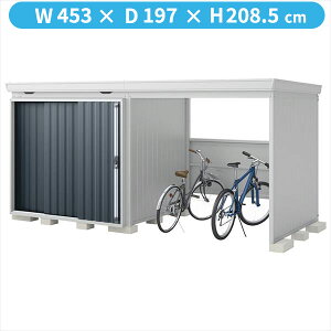 【自転車置場 駐輪】イナバ物置 FW/フォルタ ウィズ FW-2218+22KS CG スタンダード 右側開放スペース 多雪型 結露軽減材付屋根『物置 屋外 大型 diy』【関東・東海地方限定配送】【追加金額