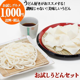 ひもかわうどん 帯麺 170g×2袋　桐生うどん130g×2袋 セット つゆ4袋 【ポスト投函配送】