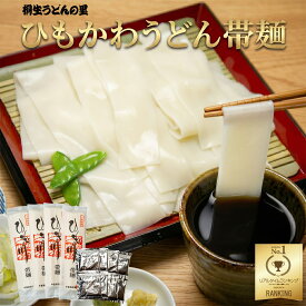 ひもかわうどん 帯麺 乾麺 めん170g × 4袋 8人前 濃縮つゆ8人前 送料無料 ひも川 通販 人気【ポスト投函配送】