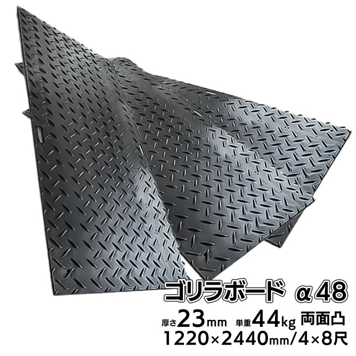 楽天市場】プラスチック 敷板 ゴリラボード α48 4×8尺 1220×2440mm 