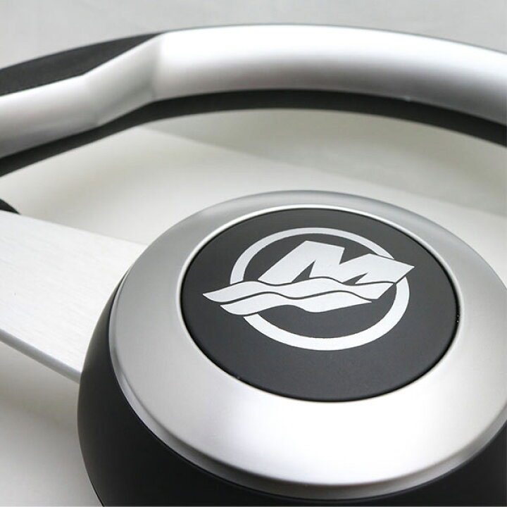 MERCURY マーキュリーステアリングホイール （シルバー ）新品未使用品