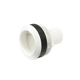 スルハル 38 mm ストレート 1-1/2インチ スカッパー付き プラスチック ホワイト 504062 スルーハル バルブ ボート用品