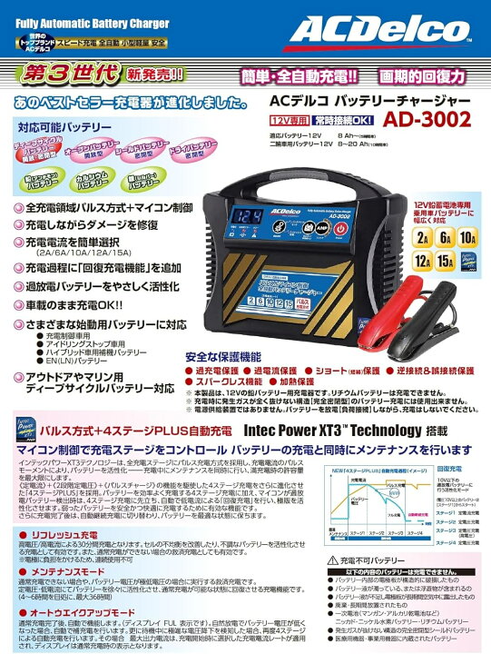 楽天市場】【パルス充電でバッテリーを回復！】 ボイジャー バッテリー 