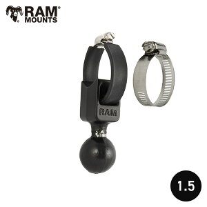 �y���[�z �����}�E���g RAM-108BU 1.5�C���`�{�[�� �z�[�X�N�����v �x�[�X RAM�}�E���g RAM MOUNTS �X�e�����X �x���g�N�����v �G���L �Œ� �g���N�^�[ ���t�� �p�C�v�}�E���g �G���L�}�E���g