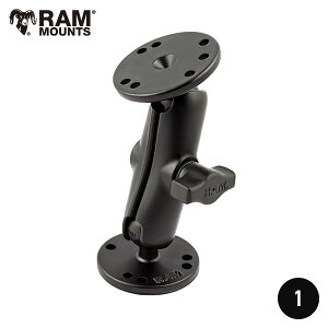 【即納】 ラムマウント 直接仕入 RAM-B-101U 1インチボール 標準アーム AMPSホール ラウンド モニター GPS RAMマウント RAM MOUNTS 正規代理店