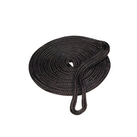 モヤイロープ ブラック 黒 アイ加工 φ12.7mm×6m マリンロープ 係船ロープ 係留ロープ 救助ロープ 救命ロープ もやいロープ マリーナ