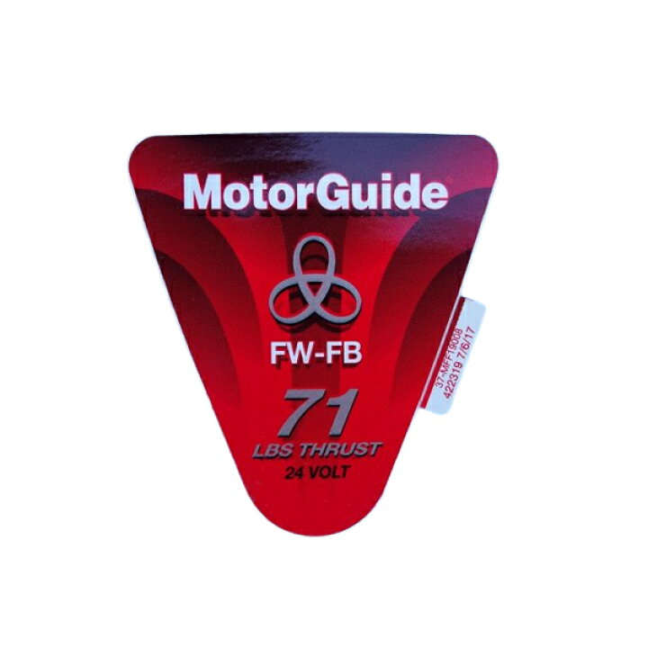 楽天市場】MotorGuide モーターガイド トップカバー デカル FW-FB71 