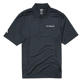 メンズ 半袖 ポロシャツ ブラック 黒 ゴルフウェア SeaRay シーレイ adidas アディダス Lサイズ SR2295-L