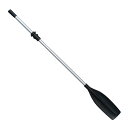 緊急時の強いミカタ！ アルミパドル アルミ製パドル 6FT ブラック 黒 1830mm 750104 SUP パドル アルミオール シング…