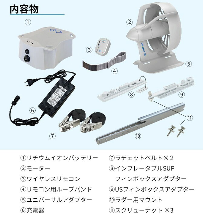 楽天市場】【電動化で移動がラクラク！】 電動船外機 バキータ SUP 