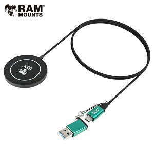 �y���[�z �����}�E���g ���C�����X�[�d�� 15W �Ή� iPhone �u�������[�d Type-C TypeC �^�C�vC �[�d�v���[�g �o�C�N �� �X�}�z�z���_�[ �N���} �}�O�l�b�g ���� �}���[�d Qi2�F�� RAM�}�E���g RAM MOUNTS 