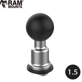 【即納】 RAM-463-TRA1U RAM MOUNTS ラムマウント アルミ トラックボールベース Tボルト付き ステンレス製 SUS RAMマウント 1.5インチボール 222463 足漕ぎカヤック 部品 艤装パーツ レール カヤックフィッシング 取扱店 販売店 フィッシング