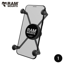 【即納】 RAM-HOL-UN10BU RAM MOUNTS ラムマウント iphone 15 対応 Xグリップ RAMマウント バイクスマホホルダー 1インチボール 608010 ジムニー ハーレー 携帯 ハンドルバーマウント 車載 スマホマウント ツーリング オフロードバイク モタード