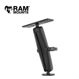【即納】 ラムマウント 直接仕入 RAM-111U-D 1.5インチボール 魚探マウント ロングアーム 魚群探知機 架台 台座 アルミボート バス釣り 魚探システム バスボート サウザー RAMマウント RAM MOUNTS 正規代理店
