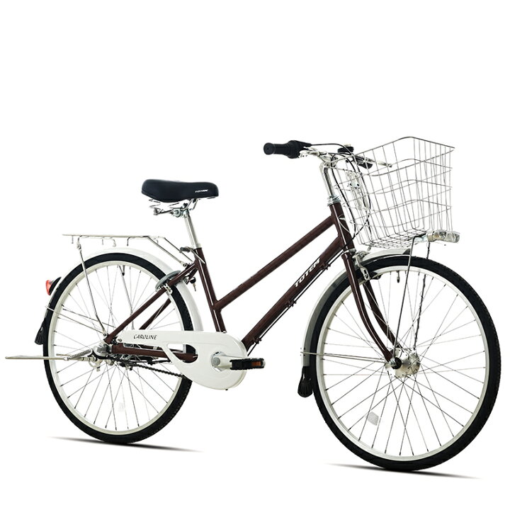 楽天市場】Totem自転車 KLL シティサイクル 24インチ ママチャリ 前 