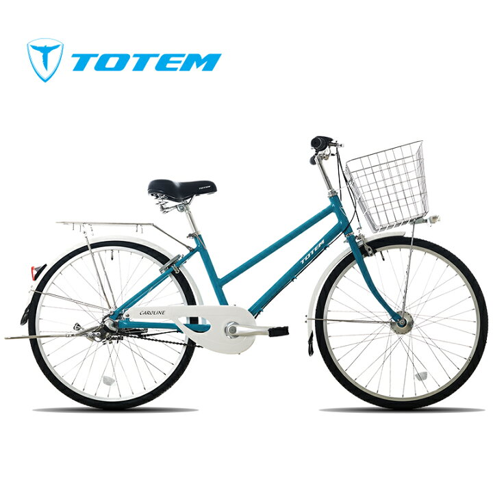 楽天市場】Totem自転車 KLL シティサイクル 24インチ ママチャリ 前 