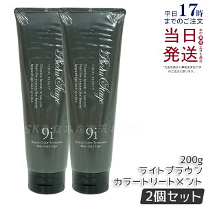 【2本セット】アデランス ビューティー カラートリートメント ライトブラウン 200g ヘア 白髪 白髪染め トリートメント 男女共用 簡単 ツヤ髪 植物油 コラーゲン 低刺激 保湿 染毛剤 白髪対策