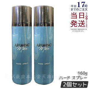�y2�Z�b�g�z�A���~�m ���� �n�[�h �X�v���[ 160g �X�^�C�����O �j�� �����Y �������� �w�A�X�^�C�����O �w�A�X�v���[ �n�[�h �L�[�v �V�g���X�E���X�N�̍��� ���{�� ARIMINO MEN �T�����ꔄ�i 
