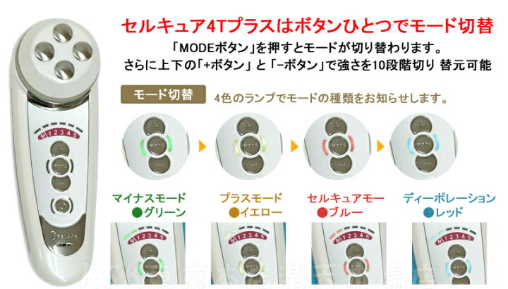 楽天市場】ベレガ BLG フォーフェイシャルマシーン セルキュア4TPLUS 