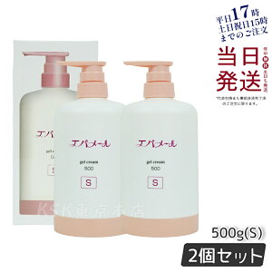 【2個セット】エバメール ゲルクリーム ポンプ S 500g 本体 オールインワン EVERMERE ゲルクリーム 保湿 クレンジング ピーリング エバメールゲルクリーム オールインワンゲルクリーム 界面活性