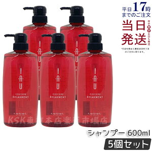 【5個セット】ルベル イオ クレンジング リラックスメント 600ml シャンプー ノンシリコンシャンプー Lebel IAU Cleansing Relaxment イオ ホームケア サロン専売品 ヘアケア 美容室 美容院 美容師愛用
